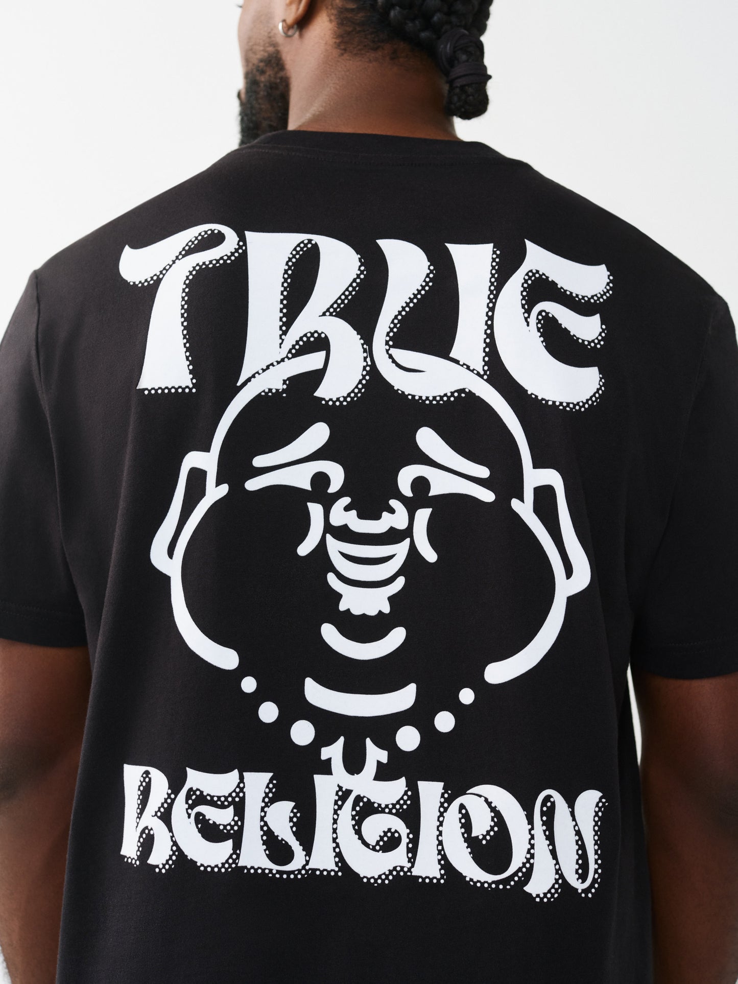 SS WAVY LOGO BUDDHA FACE TEE