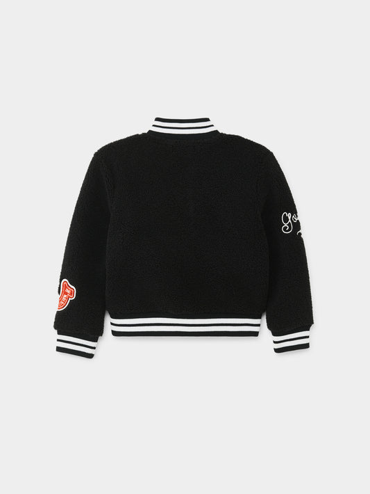 TR EMBROIDERY PATCH JACKET para niñas