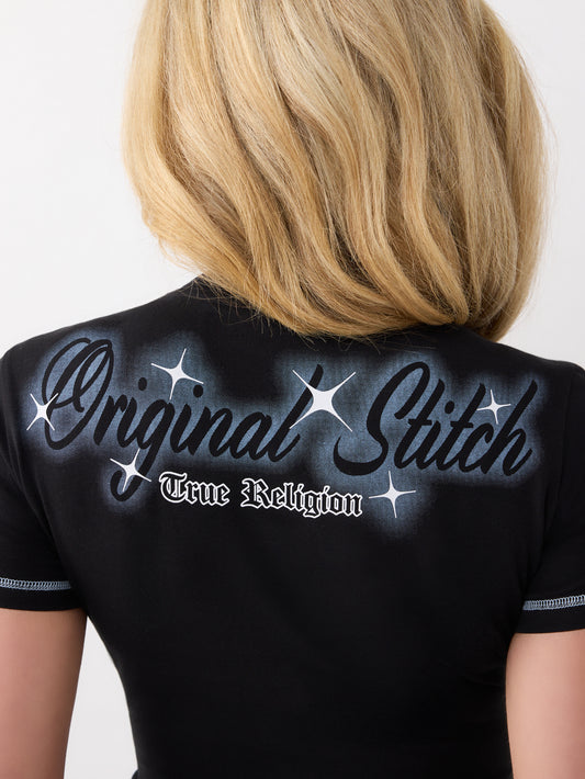 CRYSTAL LOGO BABY TEE