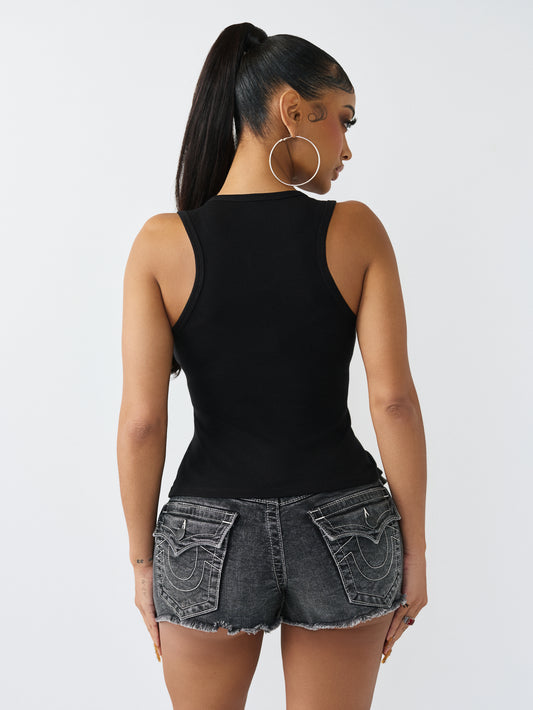 CR BRANDED V NOTCH RACER TANK