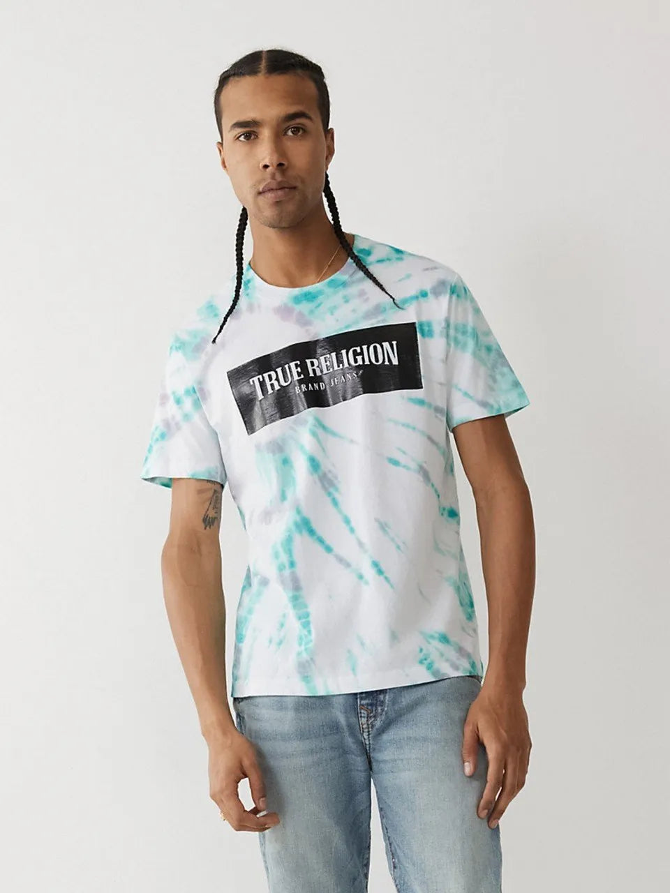 SS SPIRAL TIE DYE TEE - TRUE RELIGION MEXICO