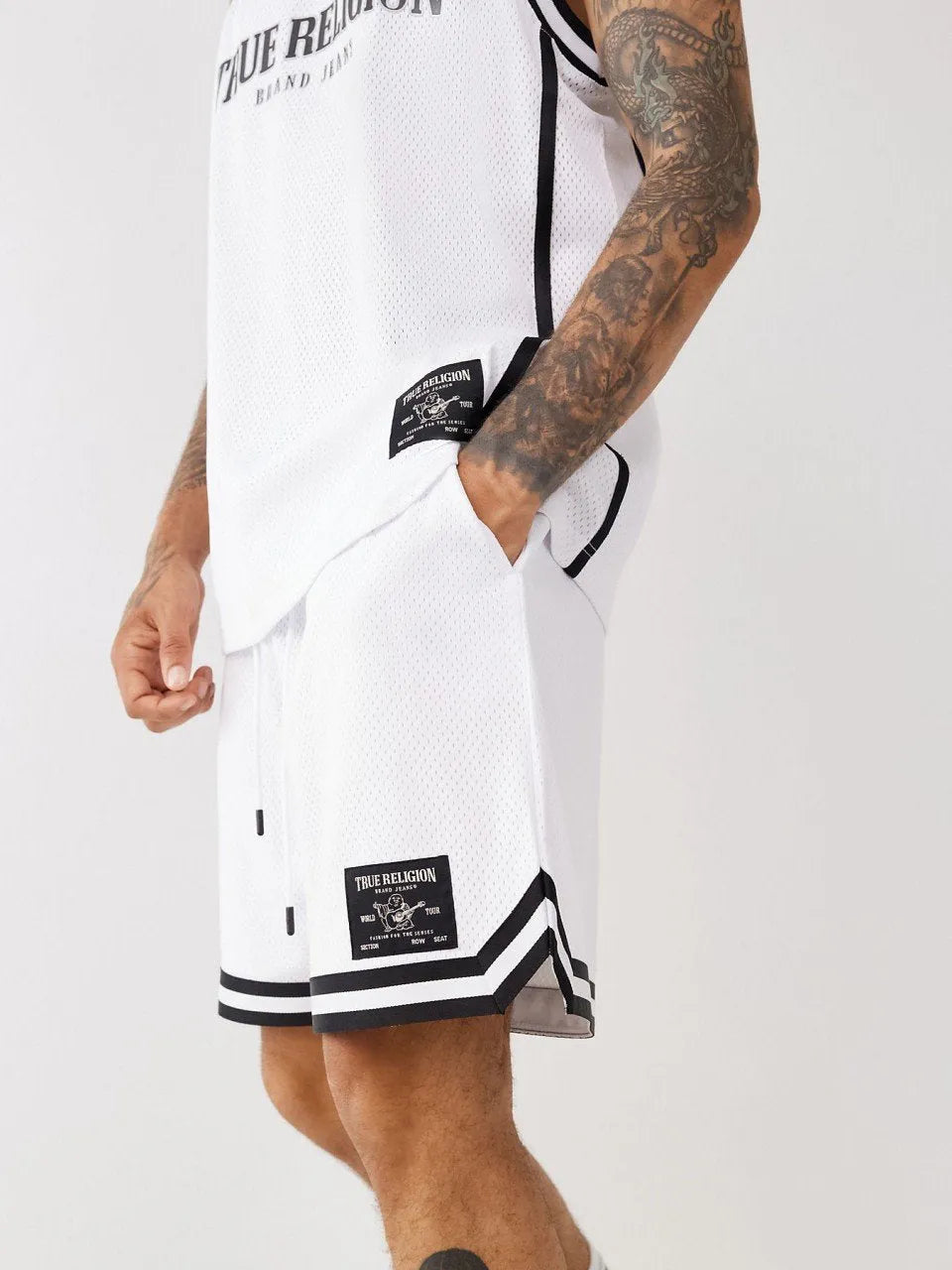 TRUE TIPPED MESH SHORTS - TRUE RELIGION MEXICO