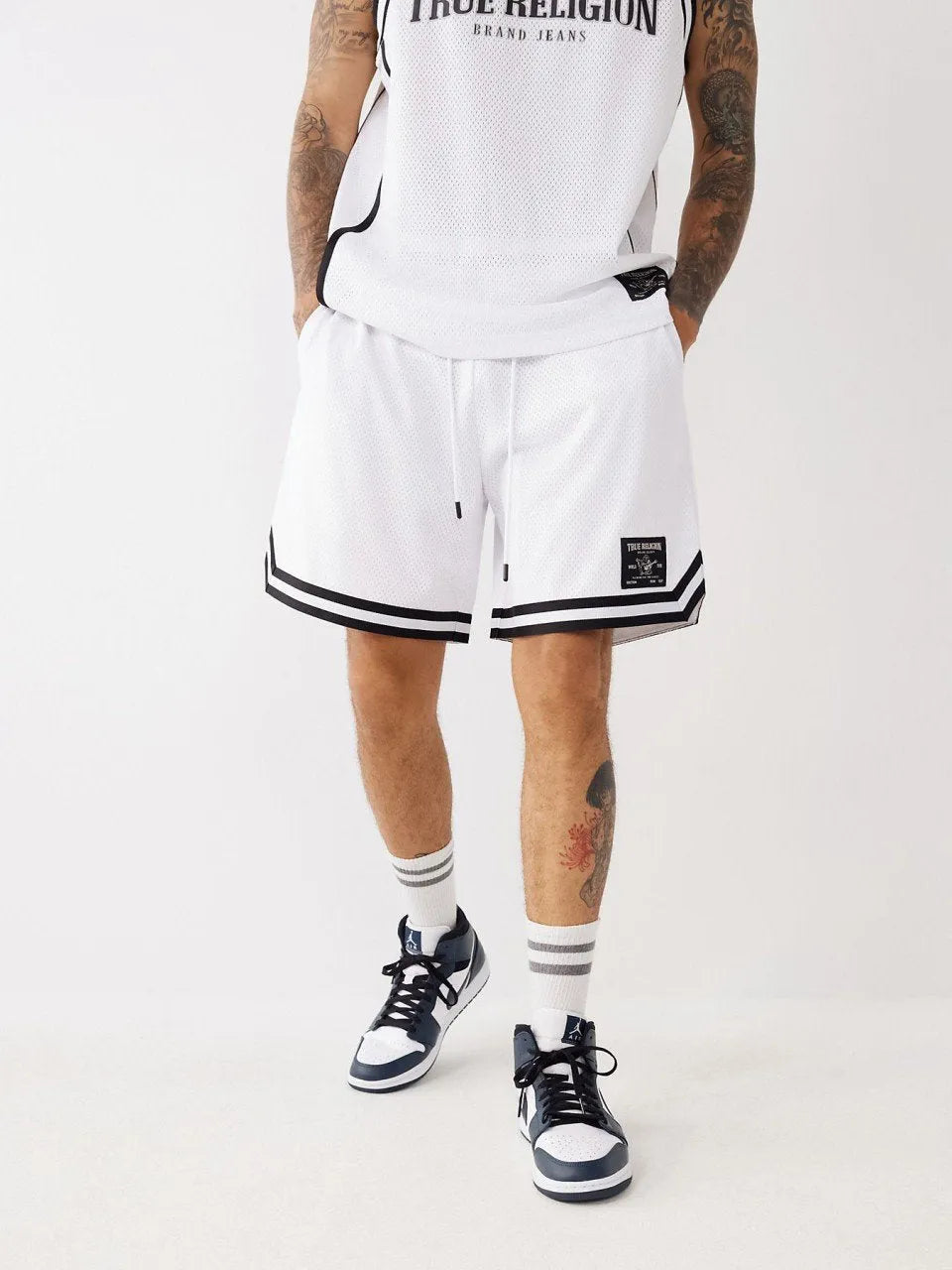 TRUE TIPPED MESH SHORTS - TRUE RELIGION MEXICO
