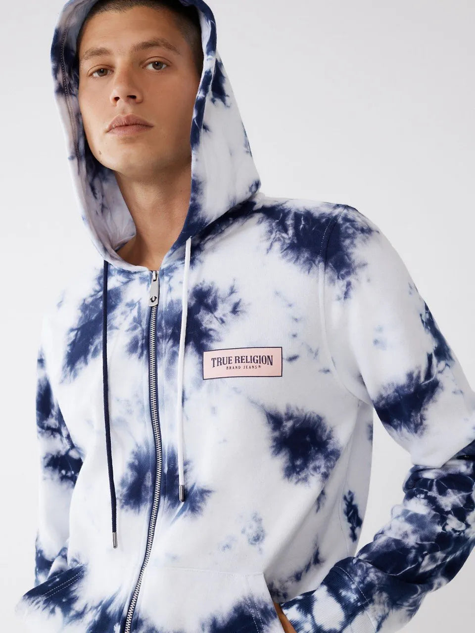 ZIP UP TIE DYE HOODIE - TRUE RELIGION MEXICO