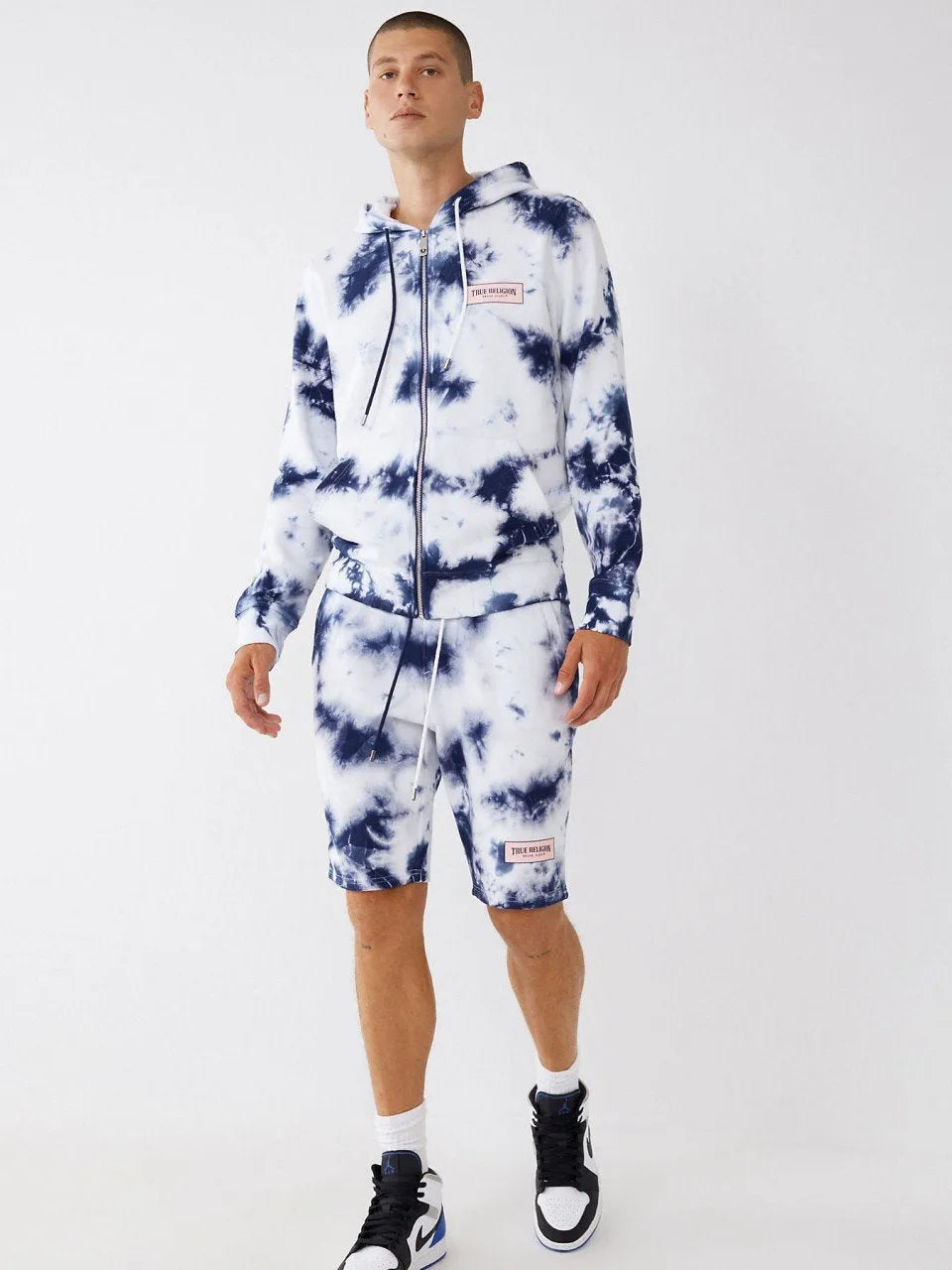 ZIP UP TIE DYE HOODIE - TRUE RELIGION MEXICO