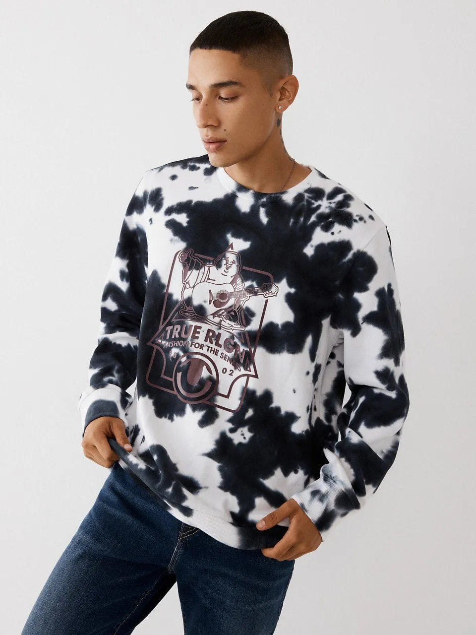 BUDDHA TRLGN SWEATSHIRT TIEDYE - TRUE RELIGION MEXICO