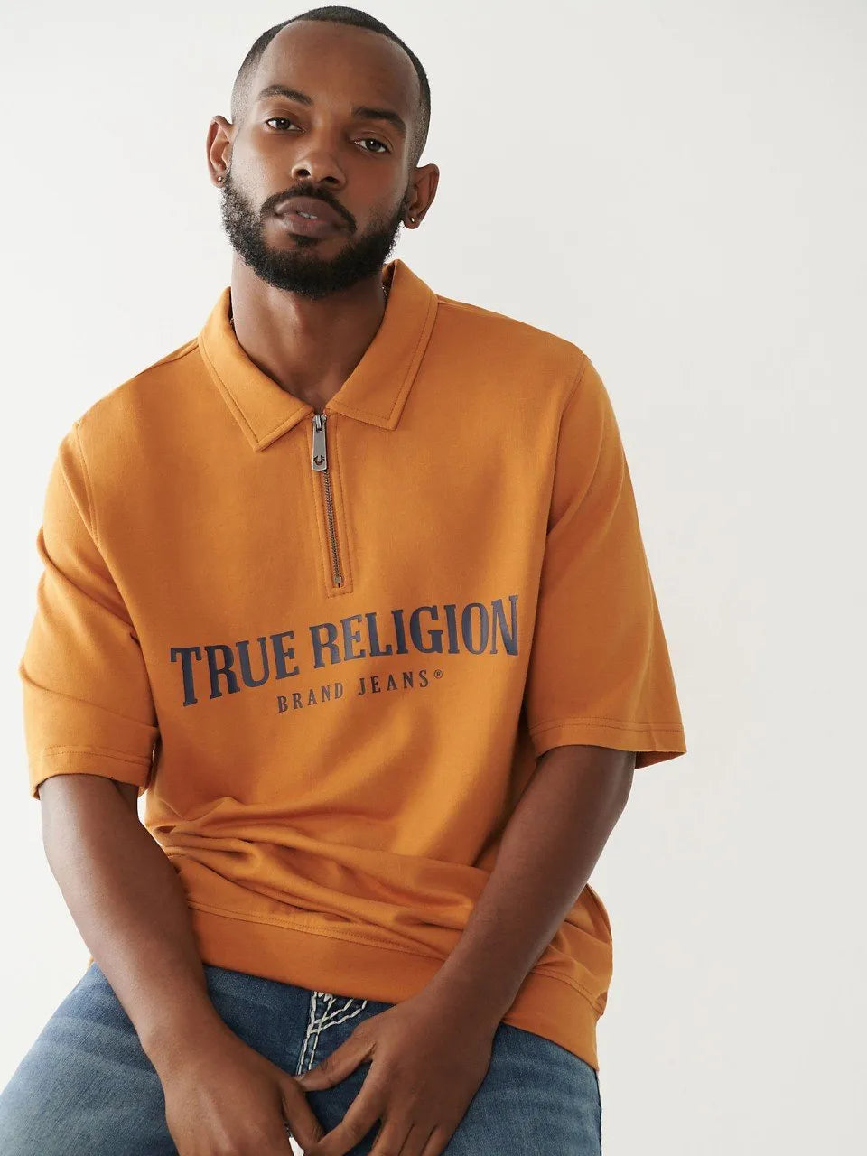 SS HALF ZIP POLO - TRUE RELIGION MEXICO