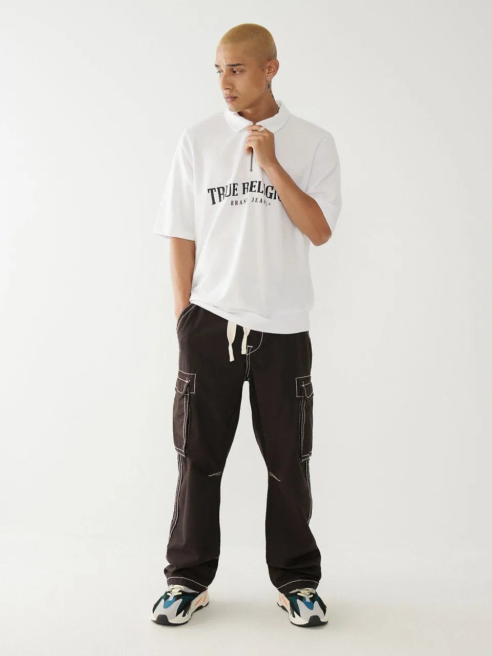 SS HALF ZIP POLO - TRUE RELIGION MEXICO