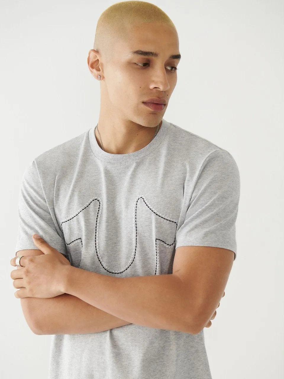 DOUBLE STITCH HS TEE - TRUE RELIGION MEXICO