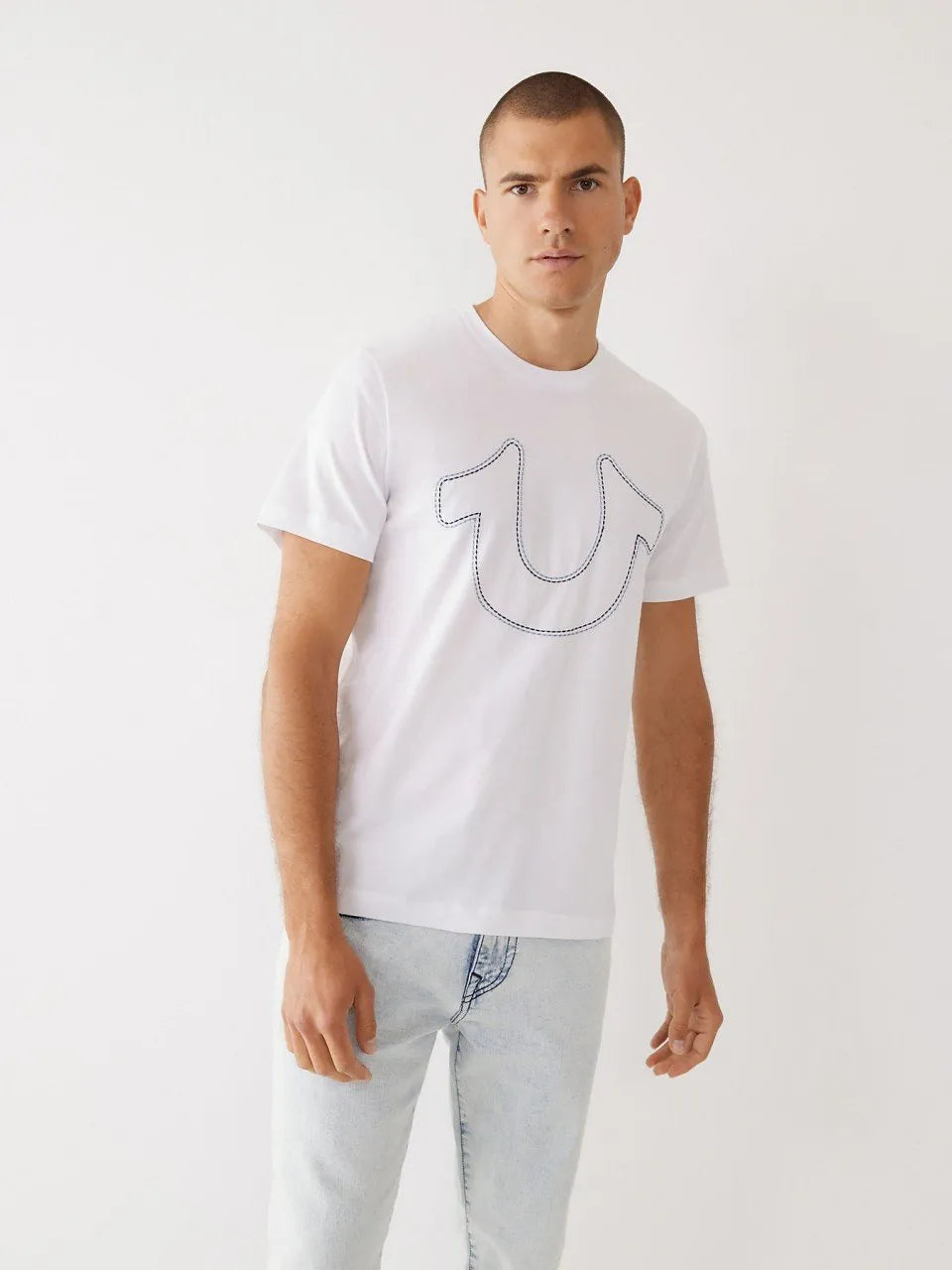 DOUBLE STITCH HS TEE - TRUE RELIGION MEXICO