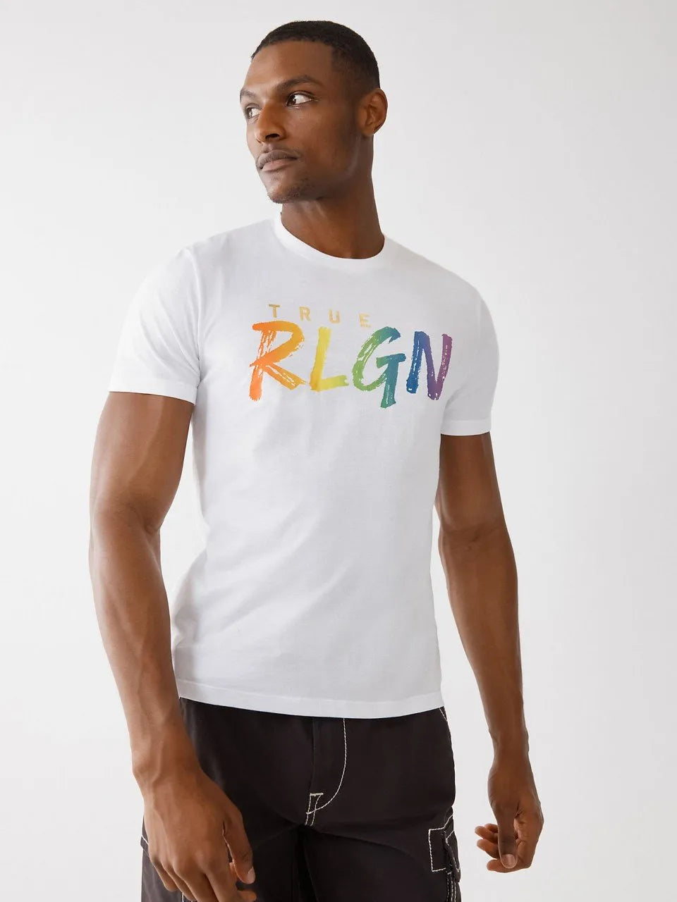 RAINBOW LOGO SS TEE - TRUE RELIGION MEXICO