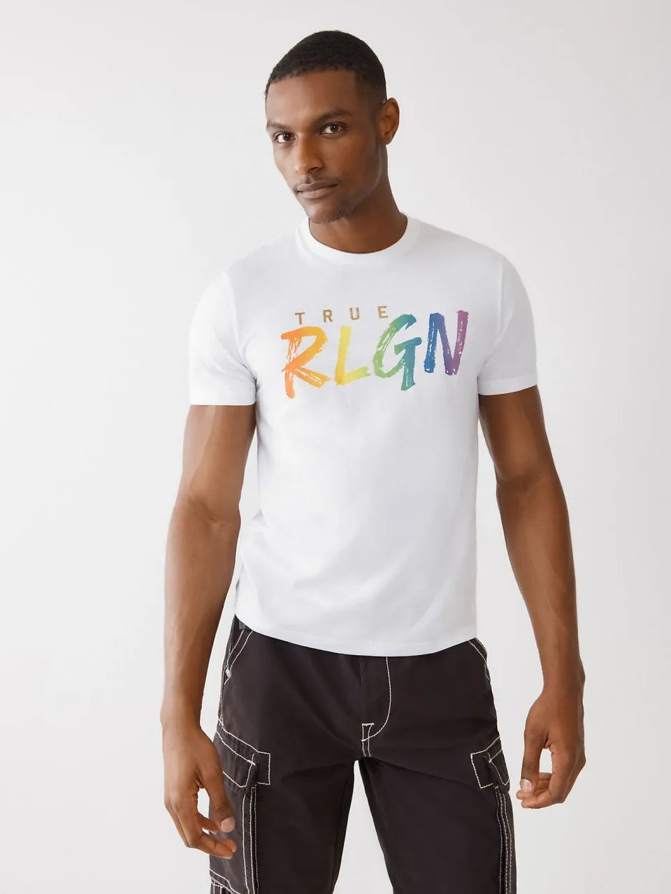 RAINBOW LOGO SS TEE - TRUE RELIGION MEXICO