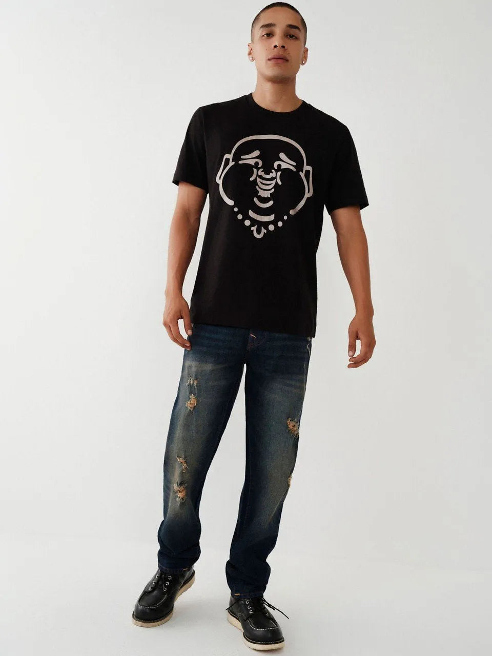 SS MATTE FOIL BUDDHA TEE - TRUE RELIGION MEXICO
