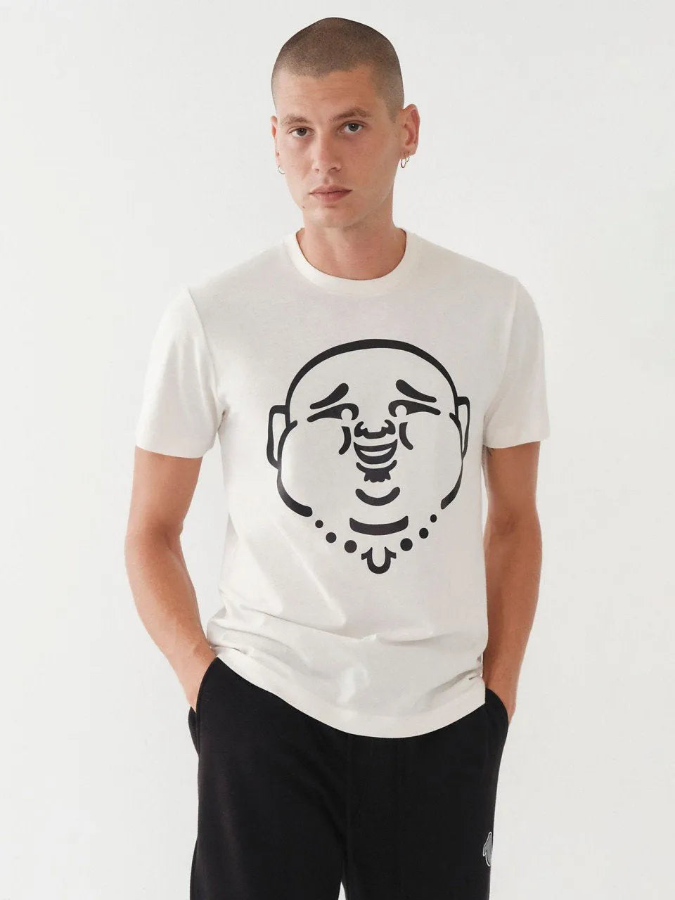 SS MATTE FOIL BUDDHA TEE - TRUE RELIGION MEXICO