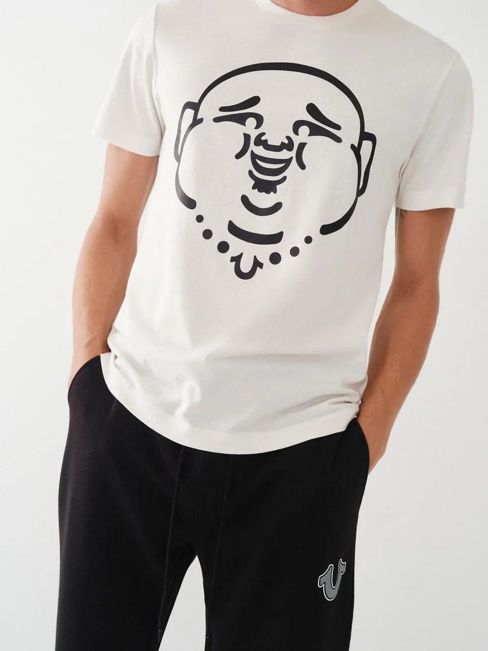 SS MATTE FOIL BUDDHA TEE - TRUE RELIGION MEXICO