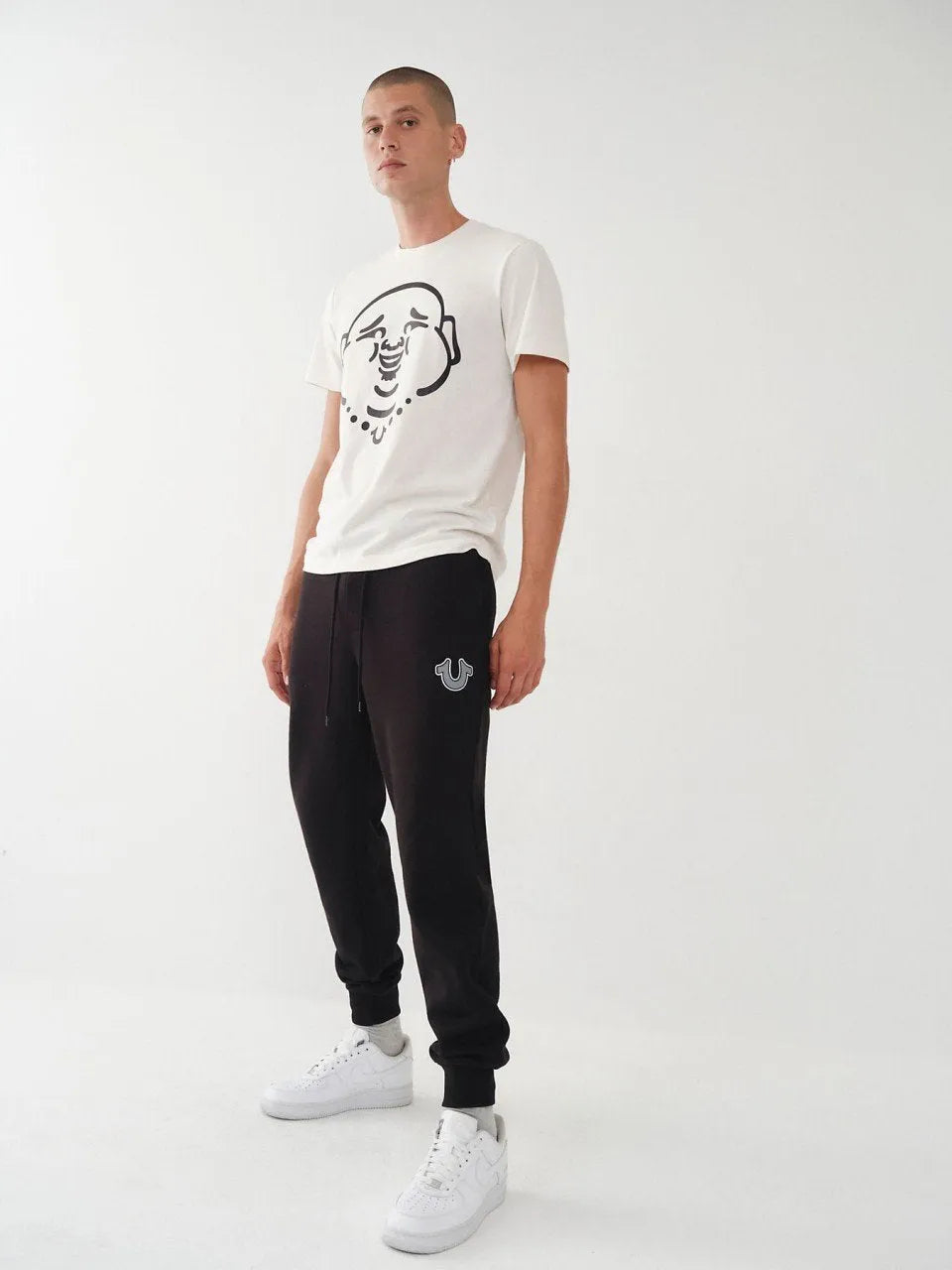SS MATTE FOIL BUDDHA TEE - TRUE RELIGION MEXICO