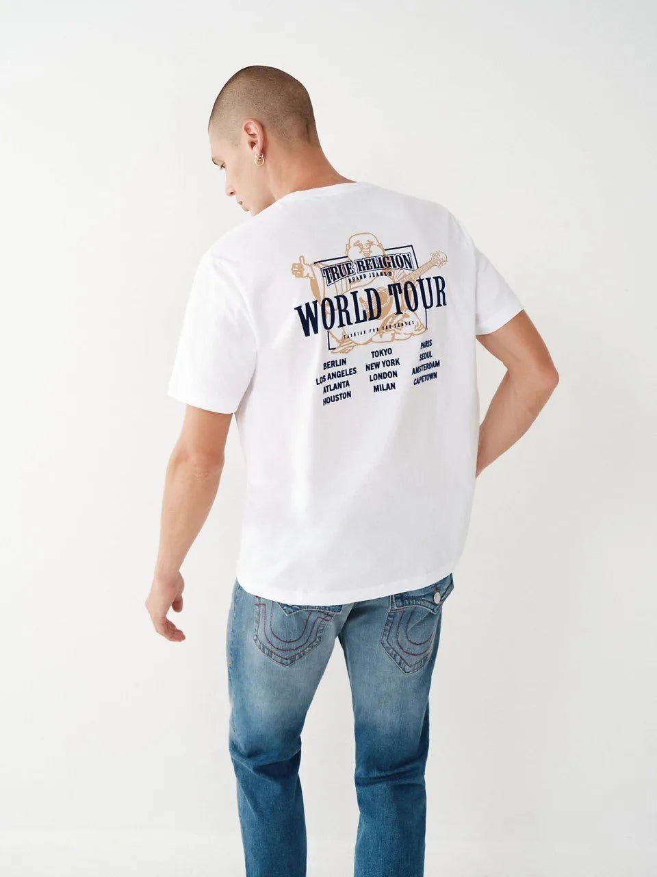 RELAXED WORLD TOUR TEE - TRUE RELIGION MEXICO