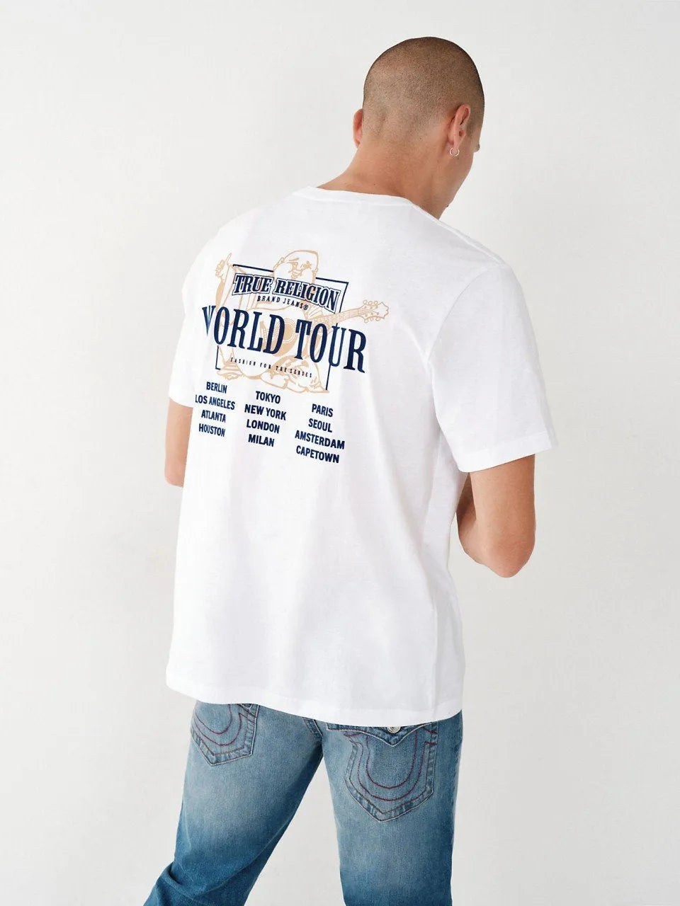 RELAXED WORLD TOUR TEE - TRUE RELIGION MEXICO