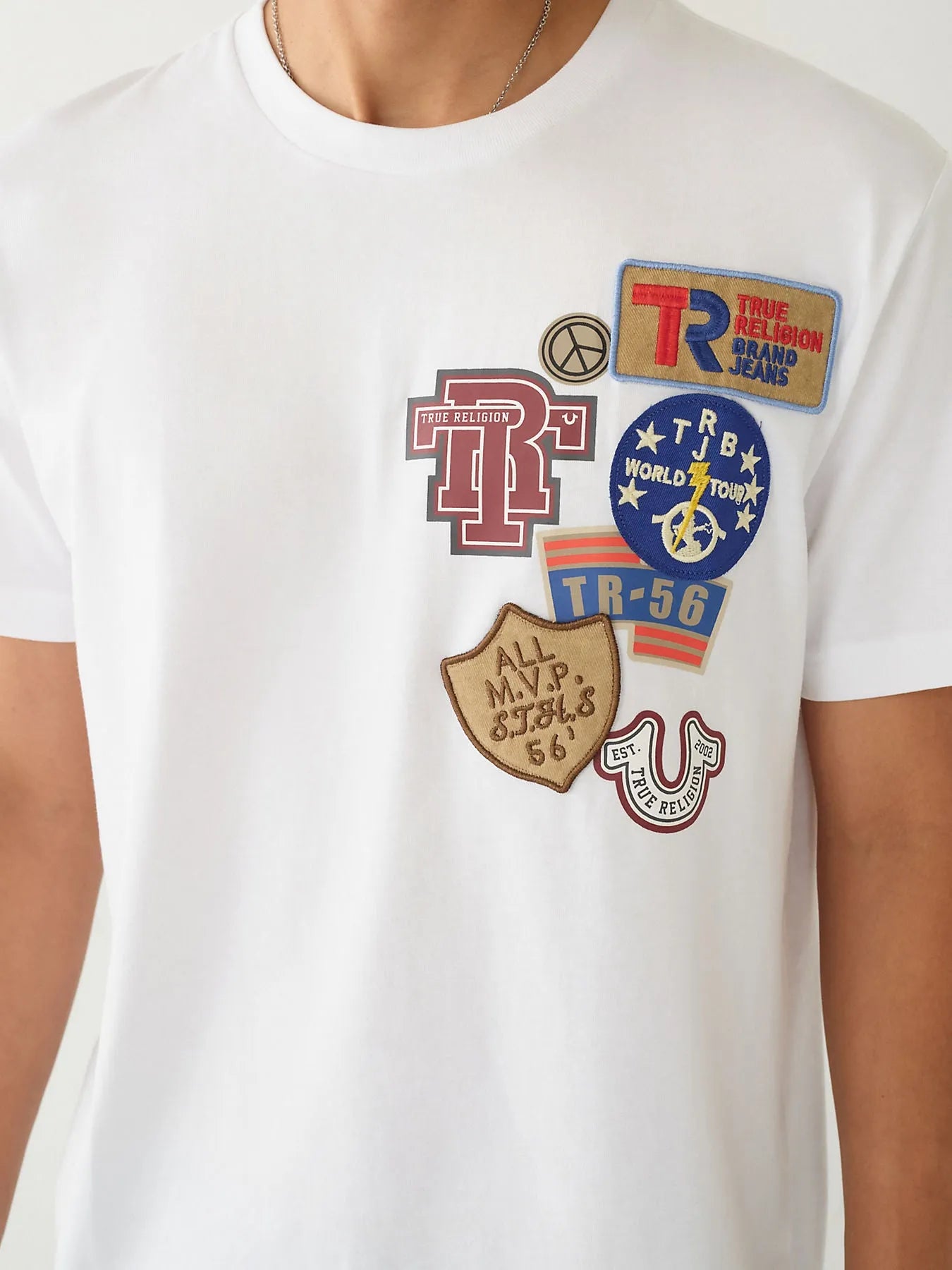 SS COLLEGIATE PATCH TEE