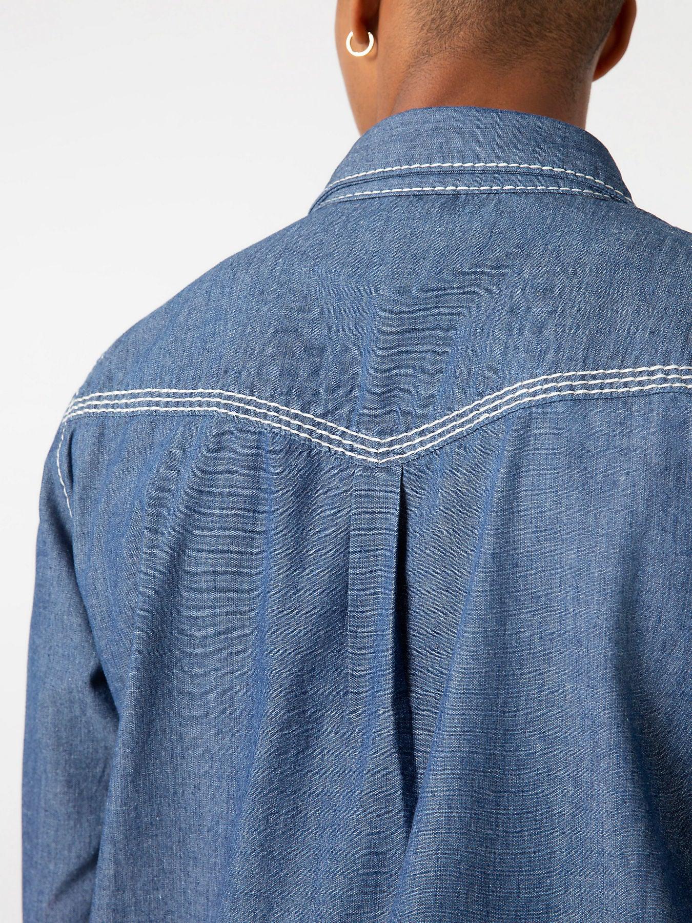 CHAMBRAY WESTERN SHIRT SAxTR - TRUE RELIGION MEXICO