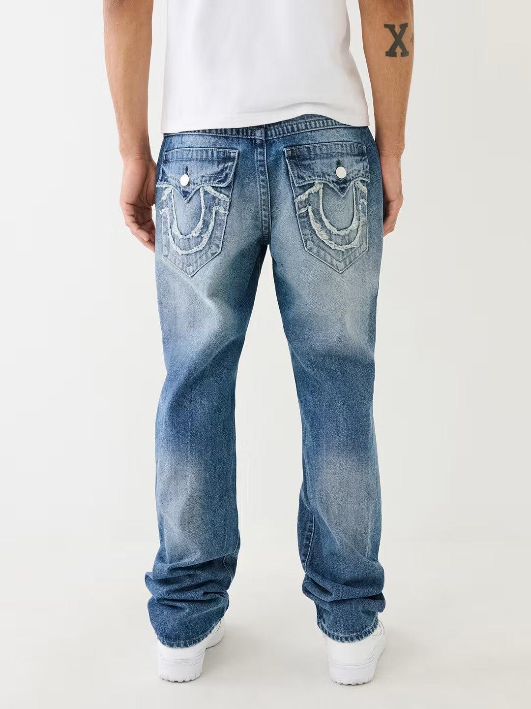 RICKY SN FLAP RAW EDGE LOGO - TRUE RELIGION MEXICO