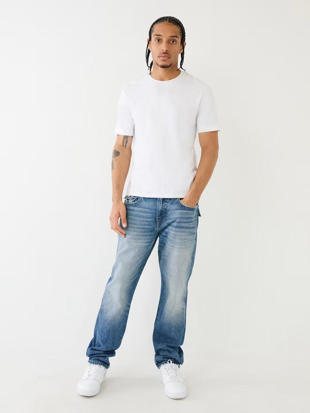 RICKY SN FLAP RAW EDGE LOGO - TRUE RELIGION MEXICO