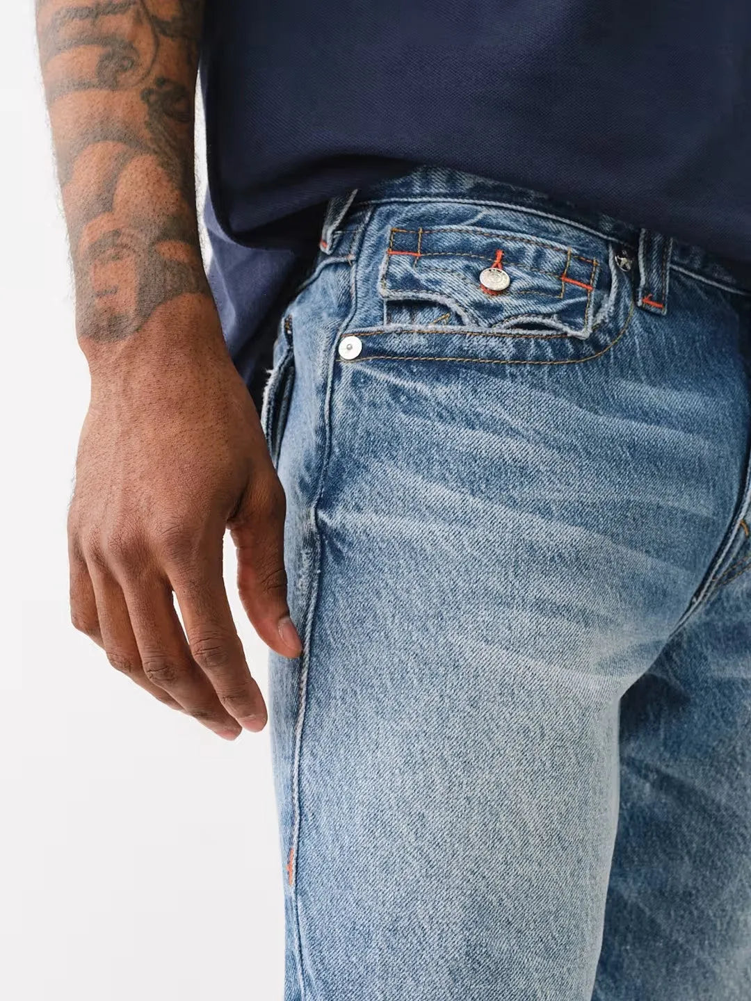RICKY SN FLAP ROPE STITCH LOGO - TRUE RELIGION MEXICO