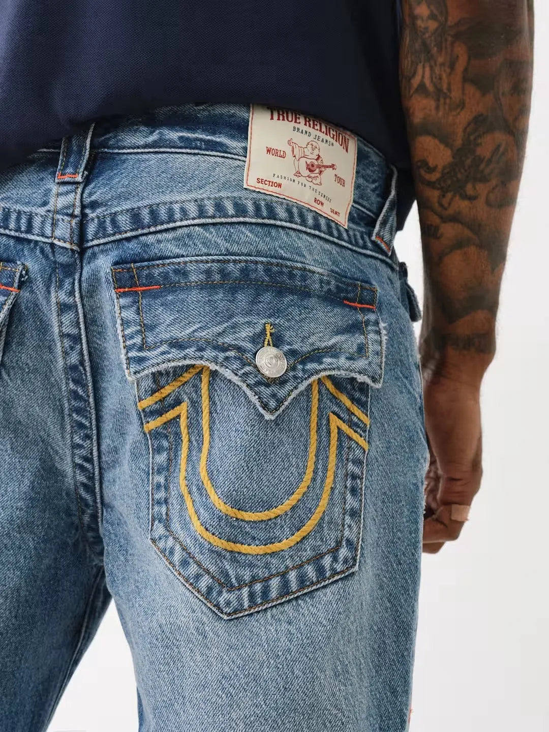 RICKY SN FLAP ROPE STITCH LOGO - TRUE RELIGION MEXICO