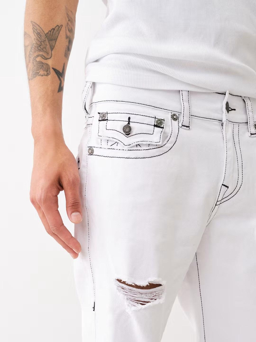 RICKY SN FLAP SHORTS RAW HEM - TRUE RELIGION MEXICO