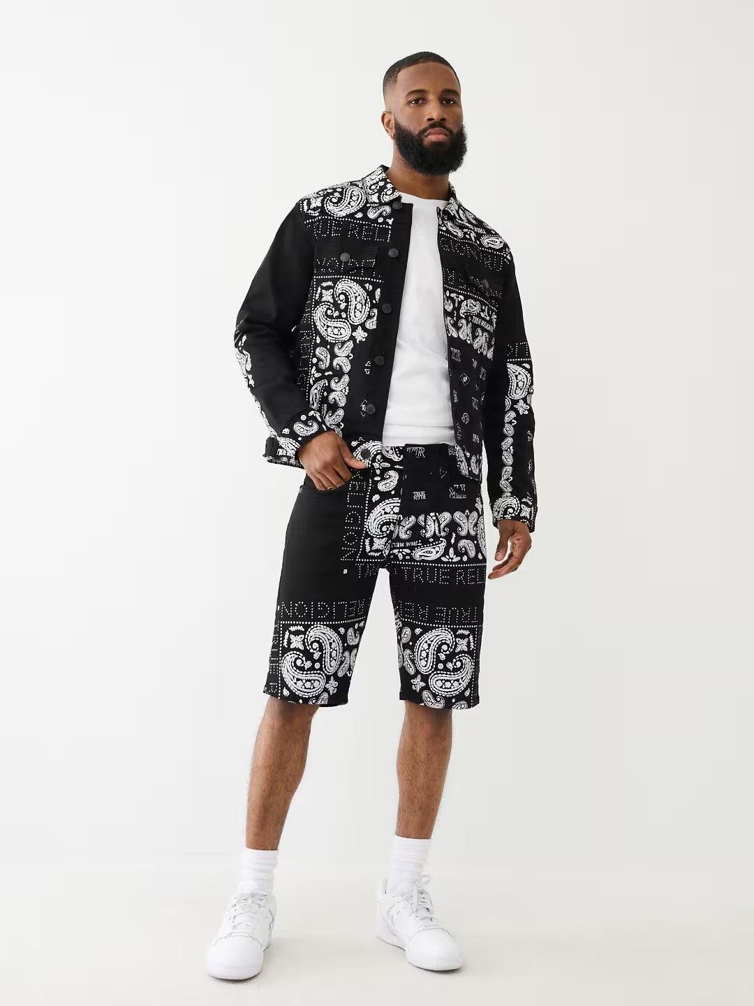 RICKY SN NF SHORTS DC BANDANA - TRUE RELIGION MEXICO
