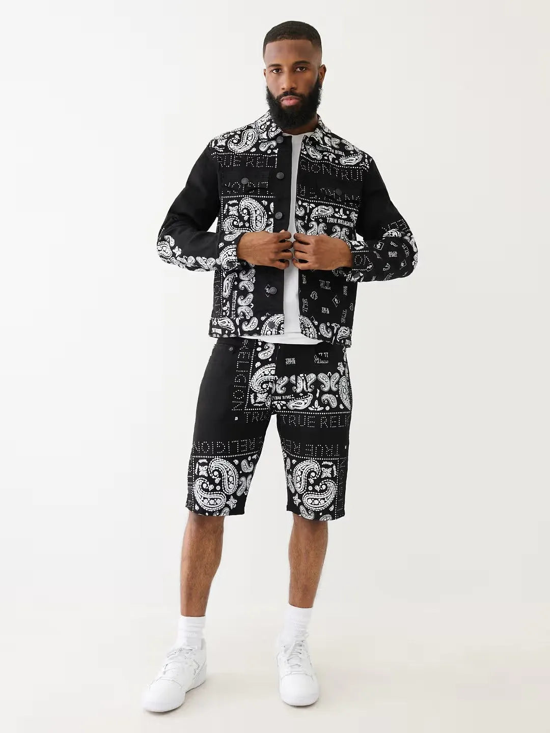 JIMMY PAISLEY DENIM JACKET - TRUE RELIGION MEXICO