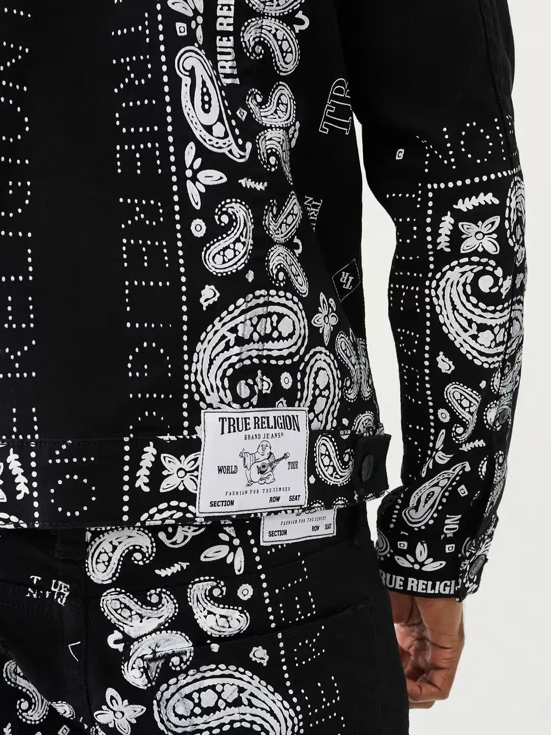 JIMMY PAISLEY DENIM JACKET - TRUE RELIGION MEXICO