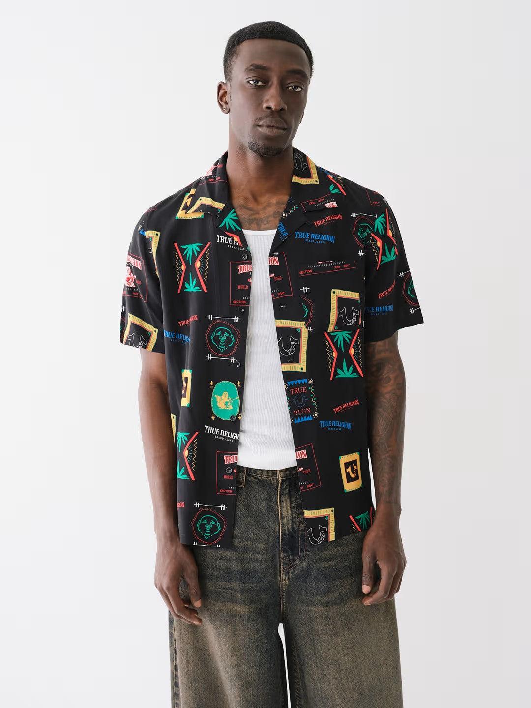 SS CAMP COLLAR RESORT SHIRT - TRUE RELIGION MEXICO