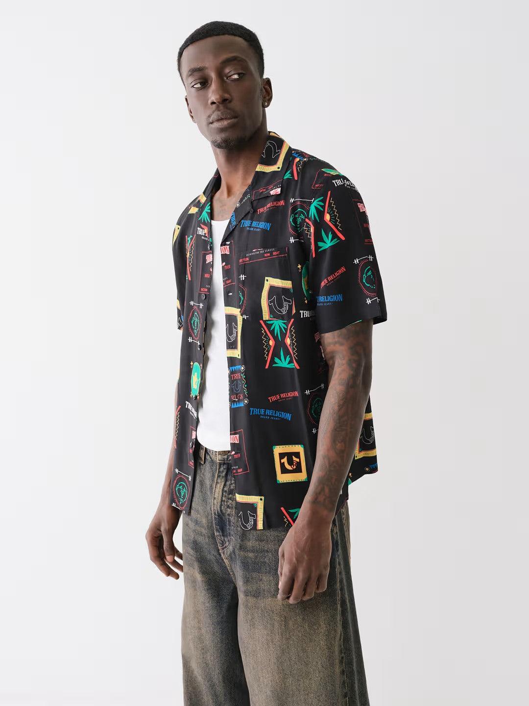 SS CAMP COLLAR RESORT SHIRT - TRUE RELIGION MEXICO