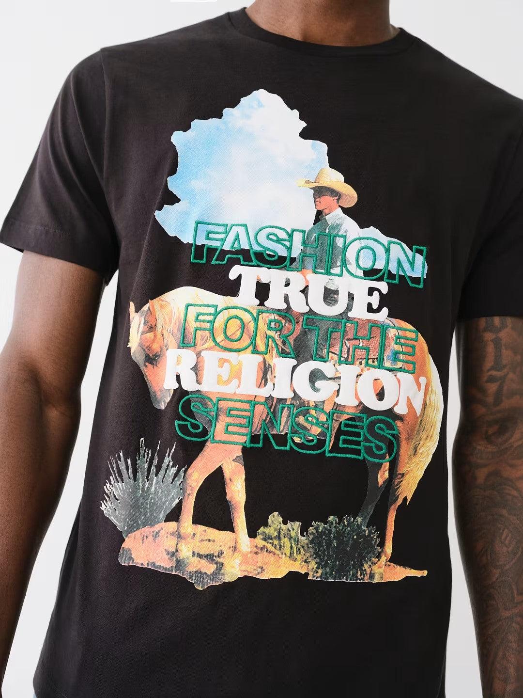 WATERBASE EMBRO COWBOY TEE - TRUE RELIGION MEXICO