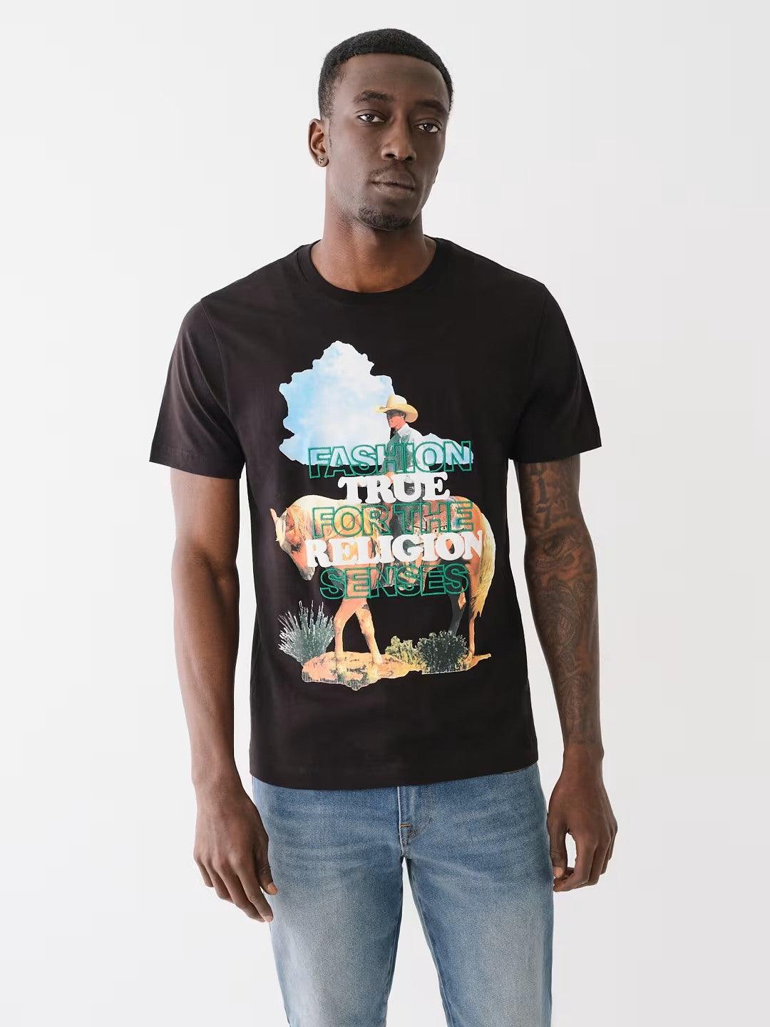 WATERBASE EMBRO COWBOY TEE - TRUE RELIGION MEXICO