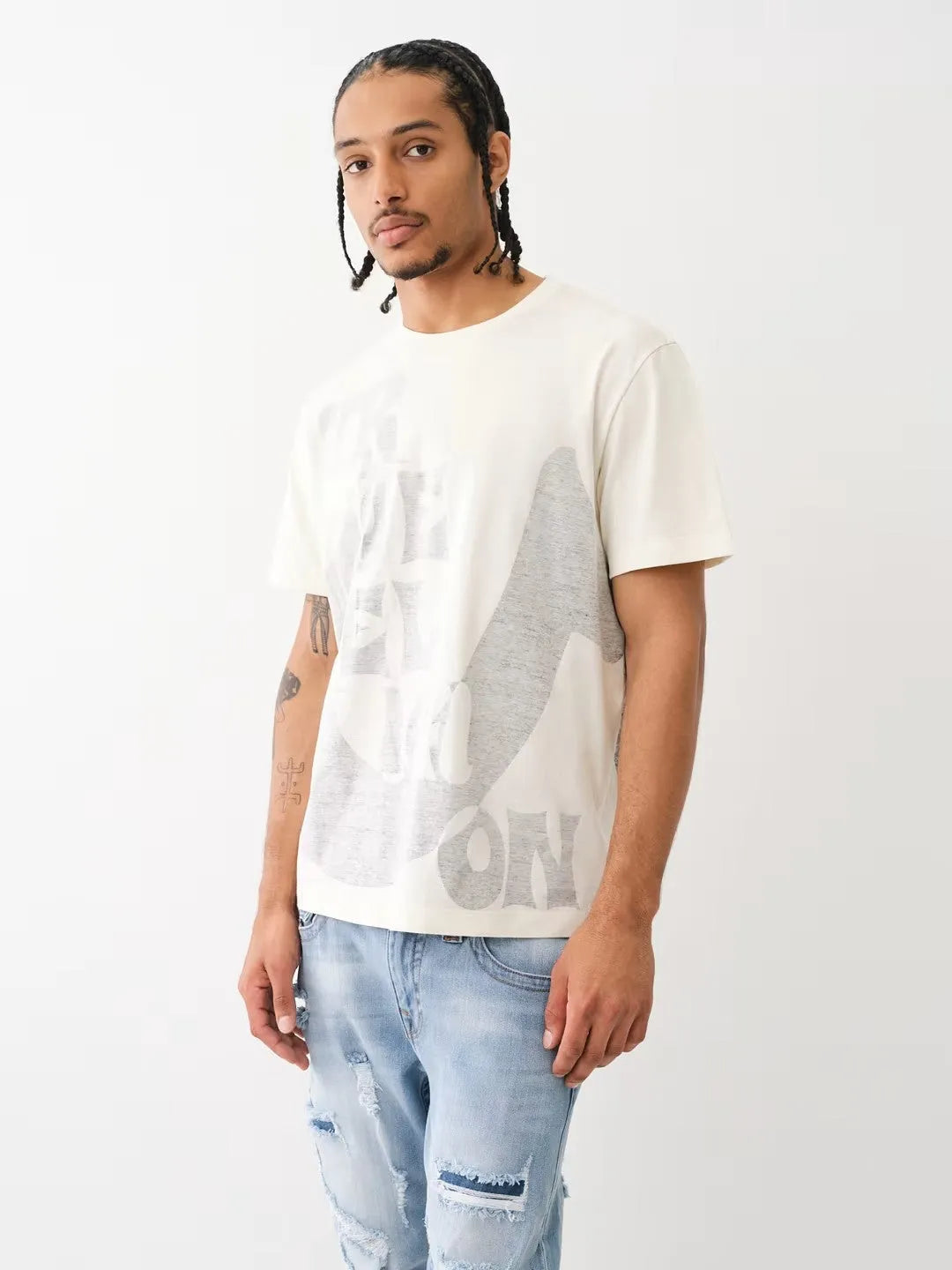 RELAXED PUSH PRINT TEE - TRUE RELIGION MEXICO