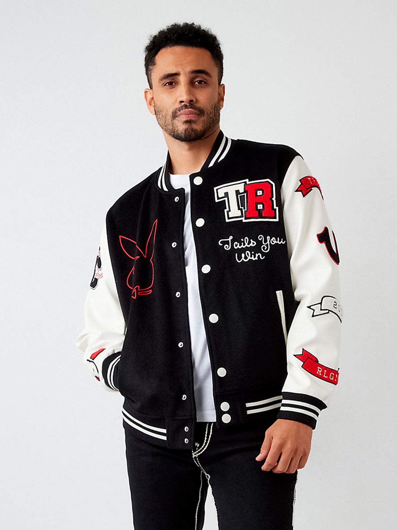 GOOD BUNNY VARSITY JACKET
