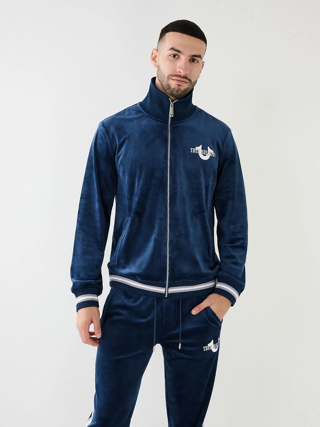 VELOUR TOUR TRACK JACKET