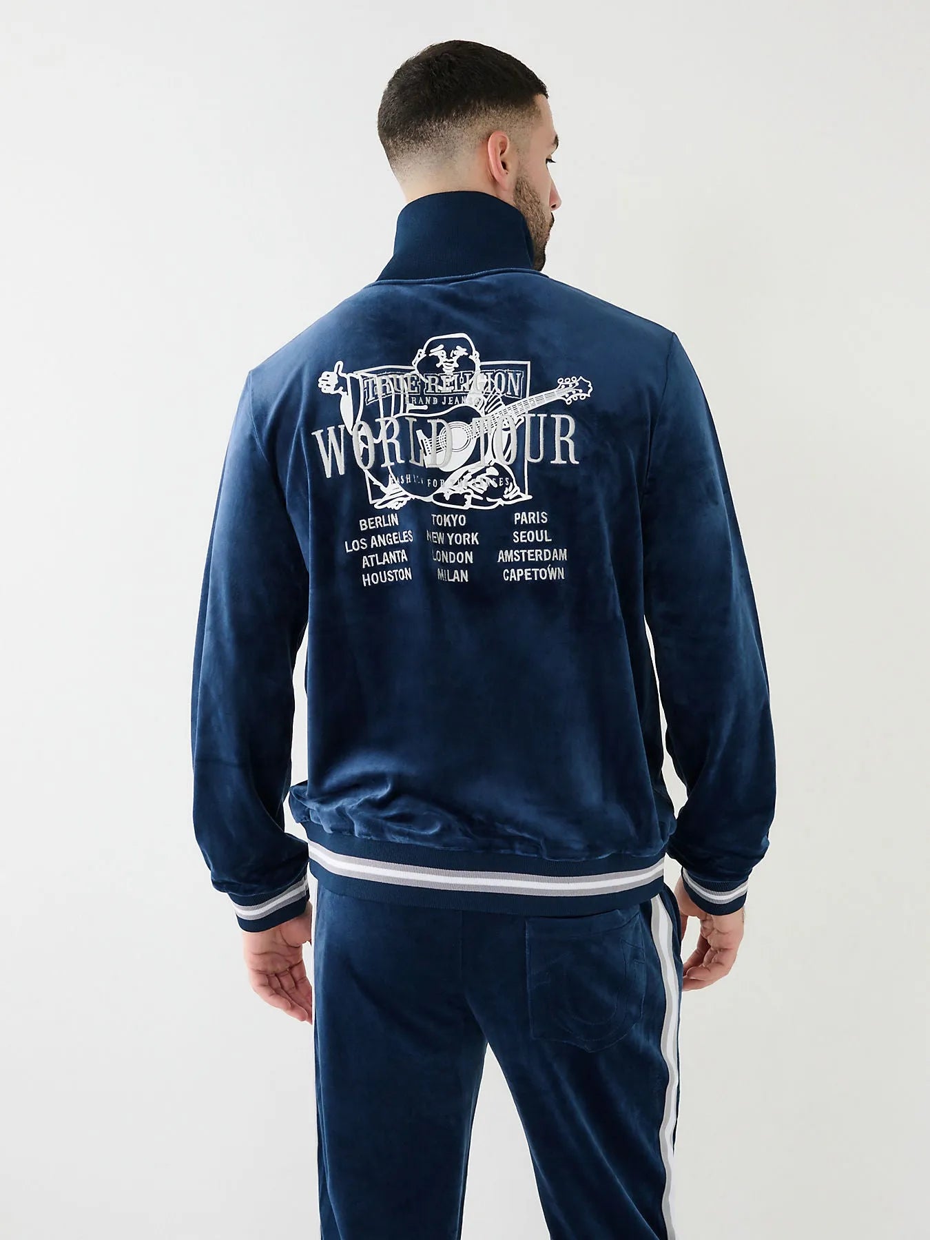 VELOUR TOUR TRACK JACKET