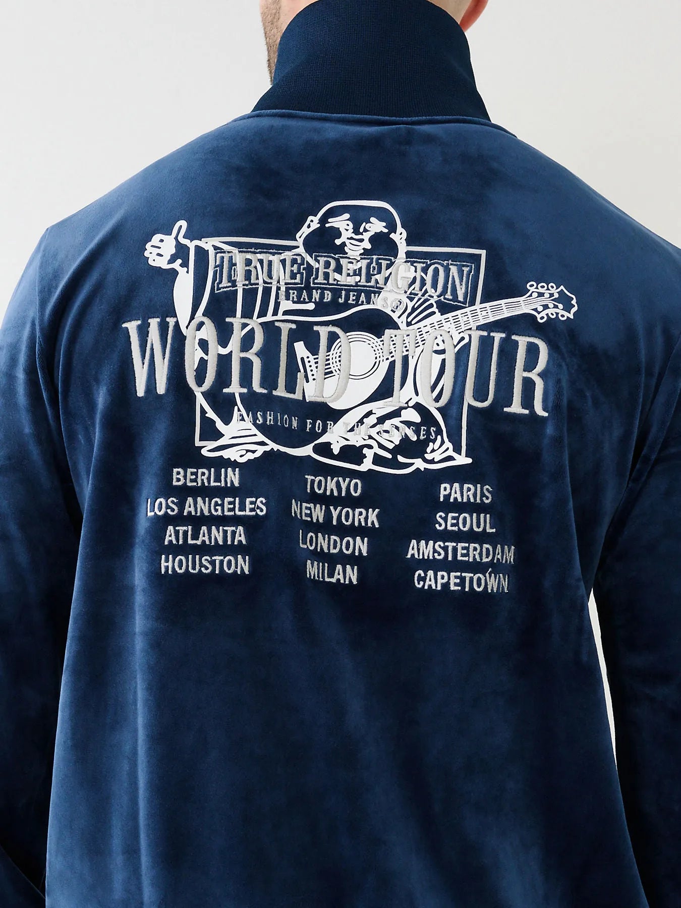 VELOUR TOUR TRACK JACKET