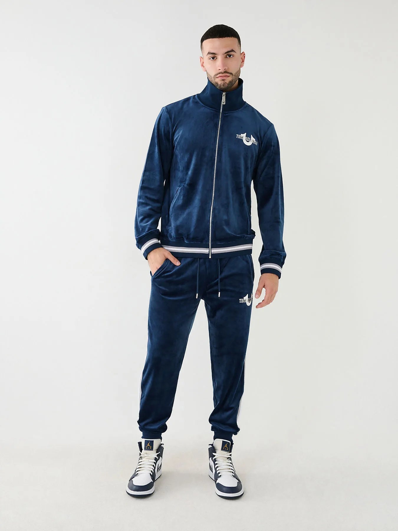 VELOUR TOUR TRACK JACKET