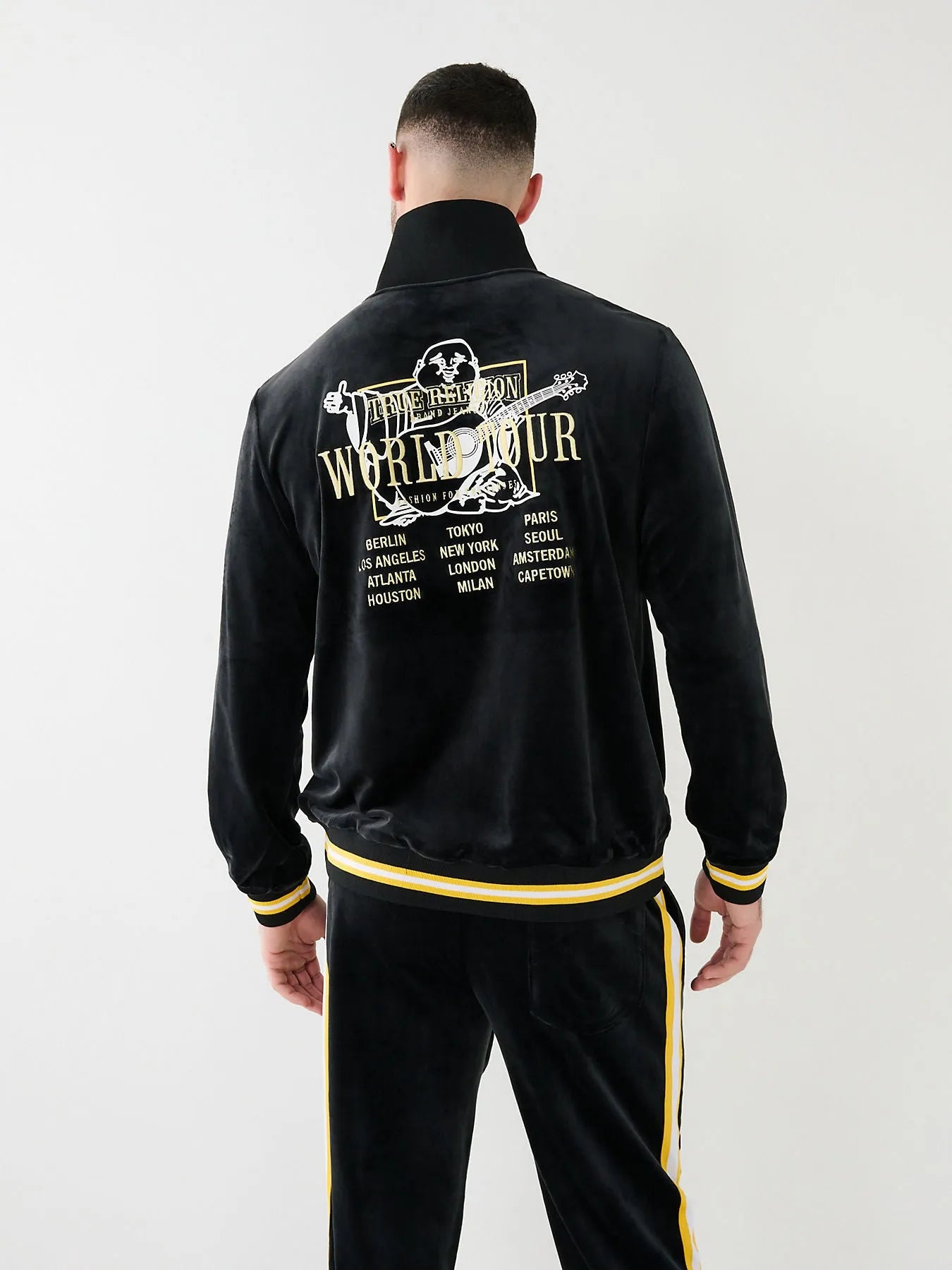 VELOUR TOUR TRACK JACKET