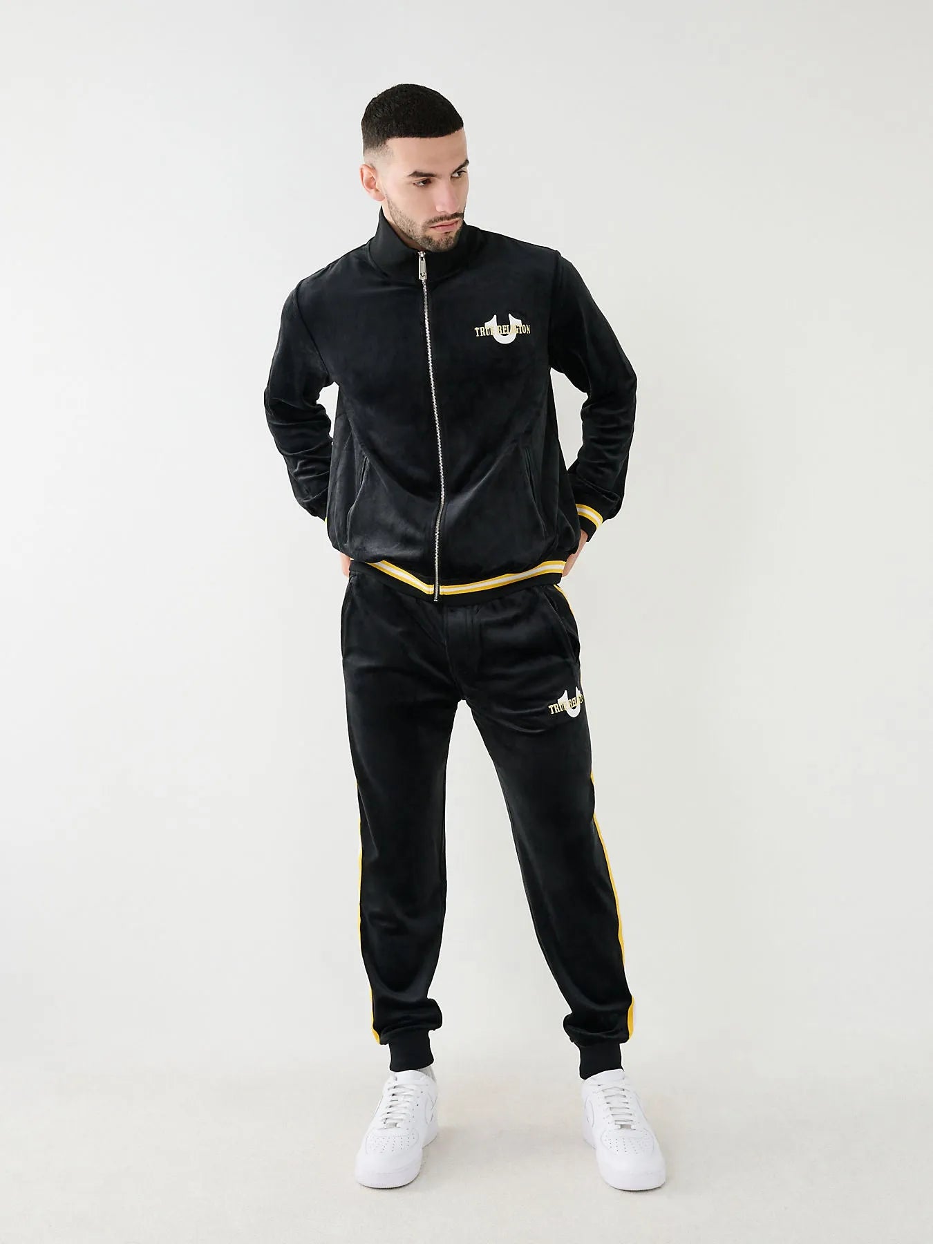 VELOUR TOUR TRACK JACKET