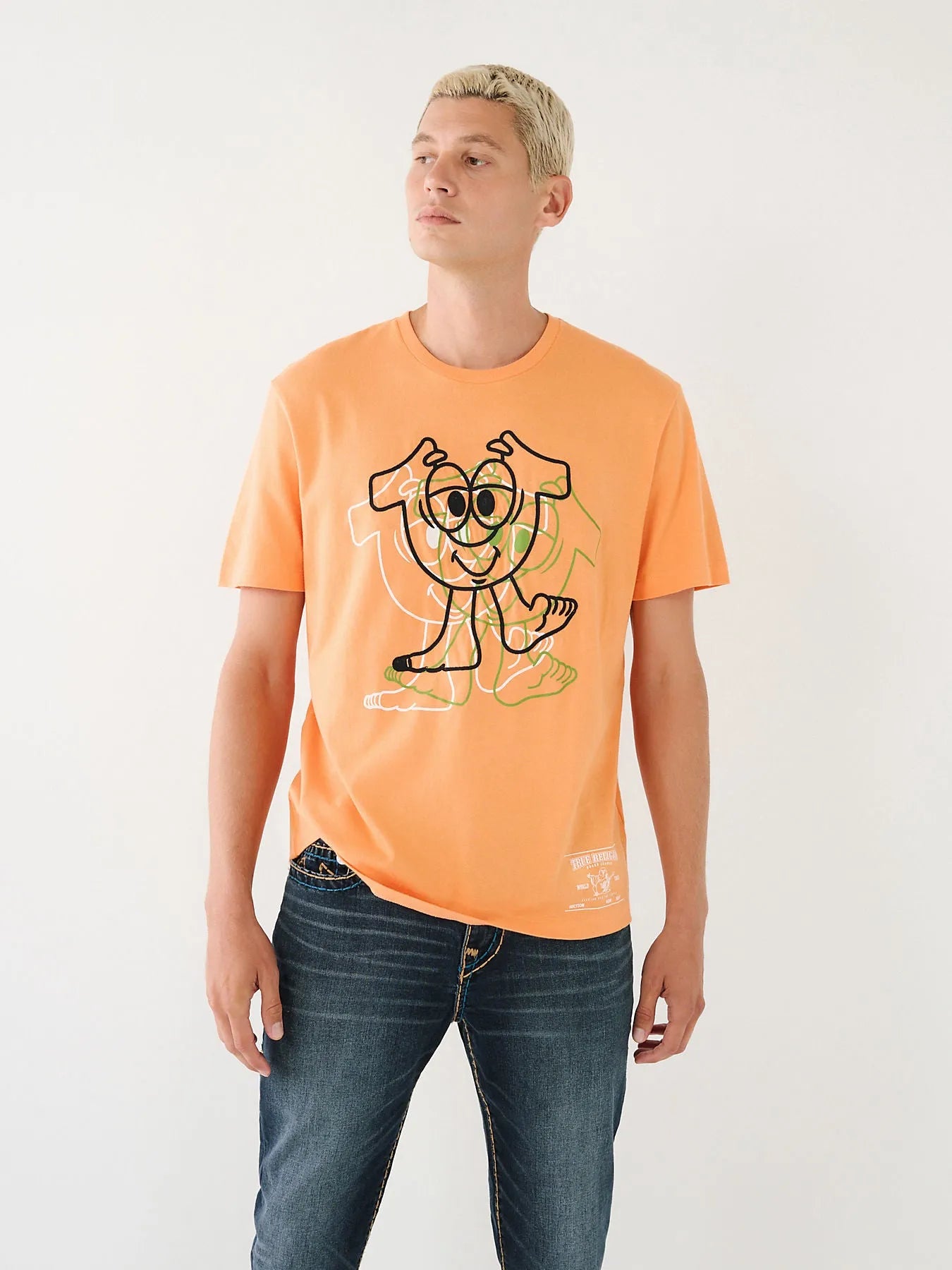 RELAXED ILLUSION SHOEY TEE