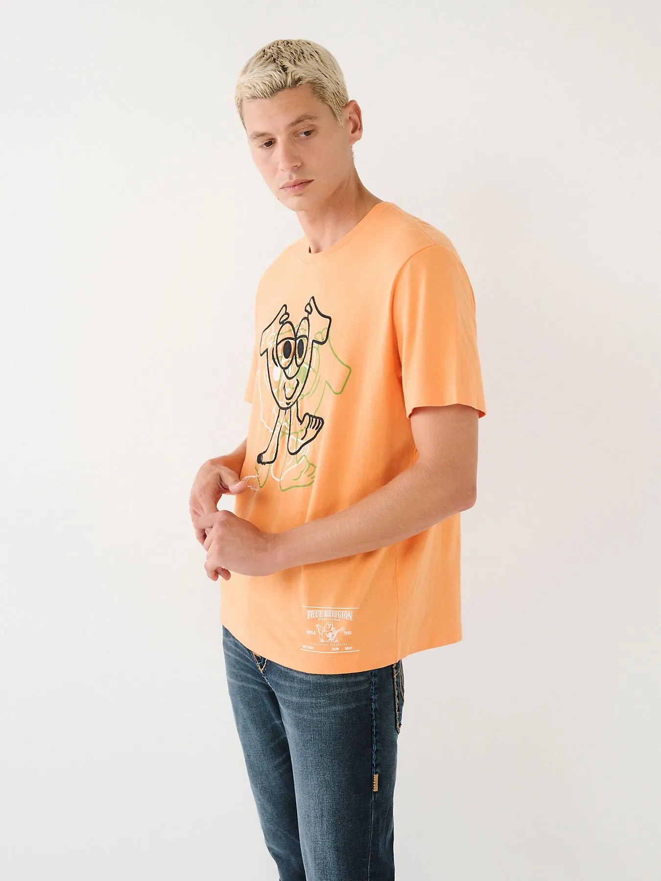 RELAXED ILLUSION SHOEY TEE