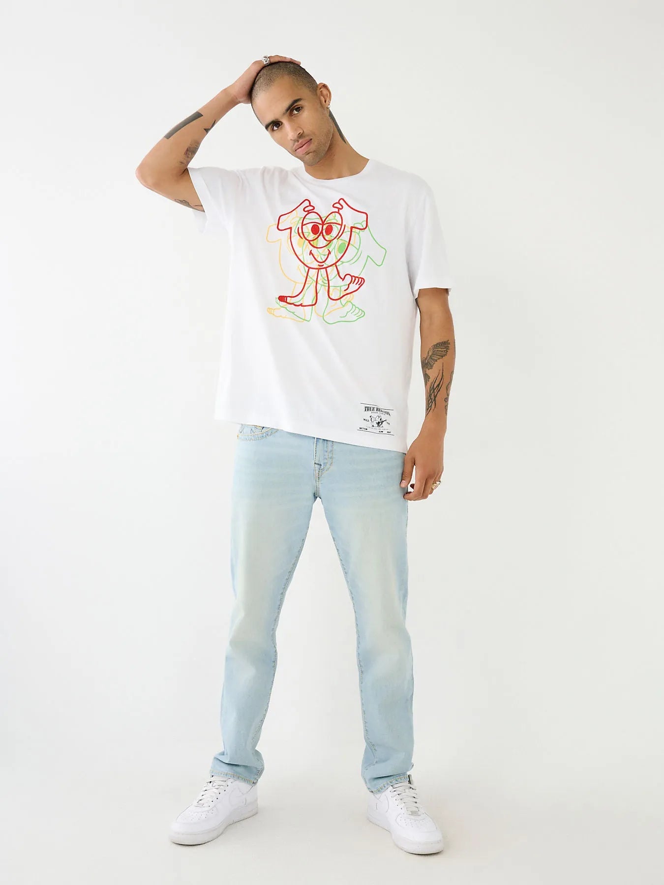 RELAXED ILLUSION SHOEY TEE
