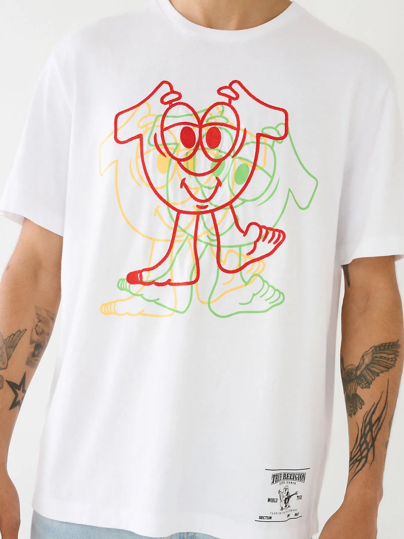 RELAXED ILLUSION SHOEY TEE