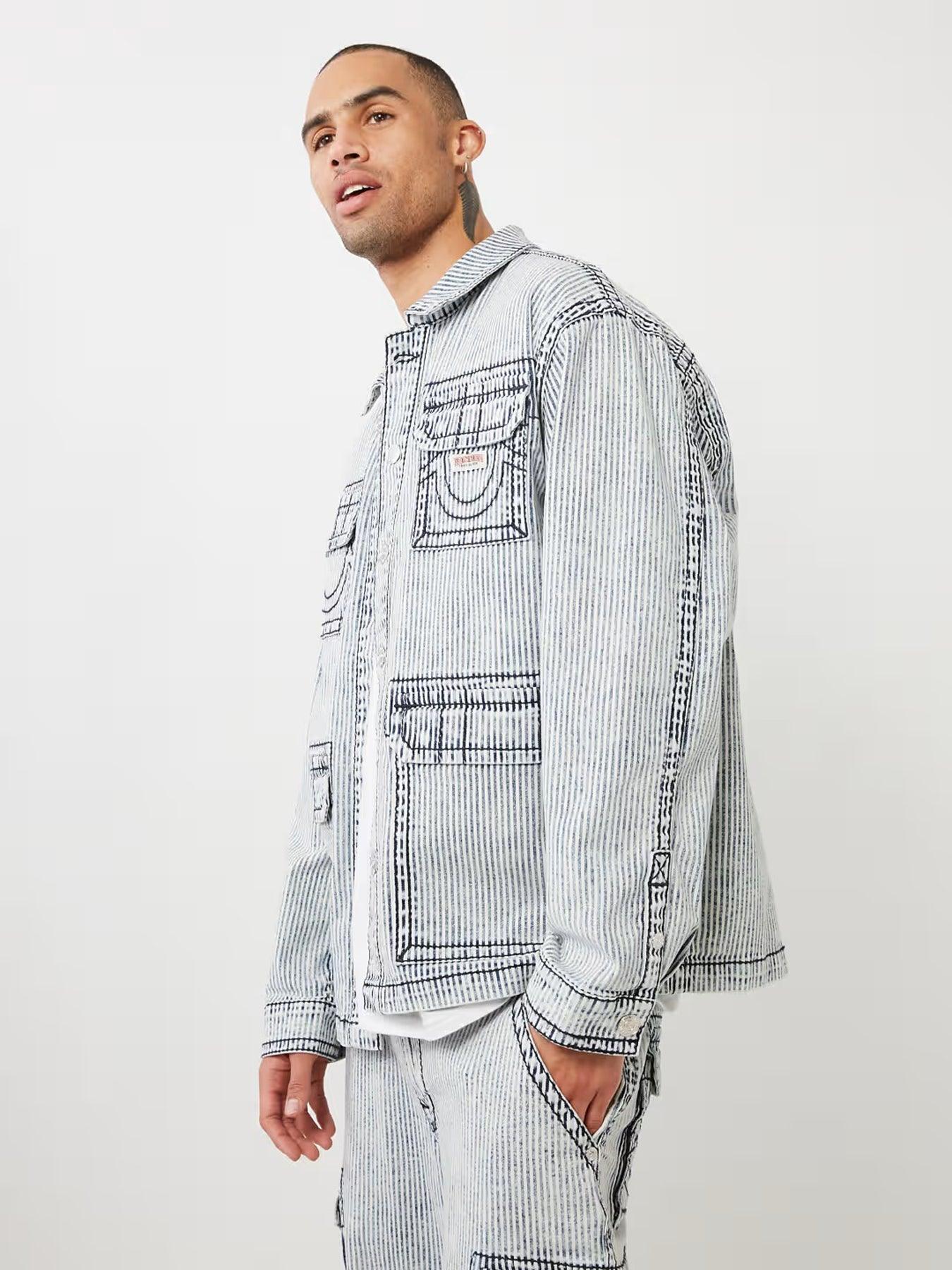 HICKORY BIG T MILITARY SHACKET - TRUE RELIGION MEXICO