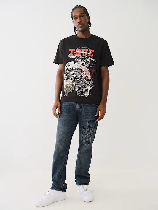 SS YELLOW STONE SASHIKO TEE - TRUE RELIGION MEXICO